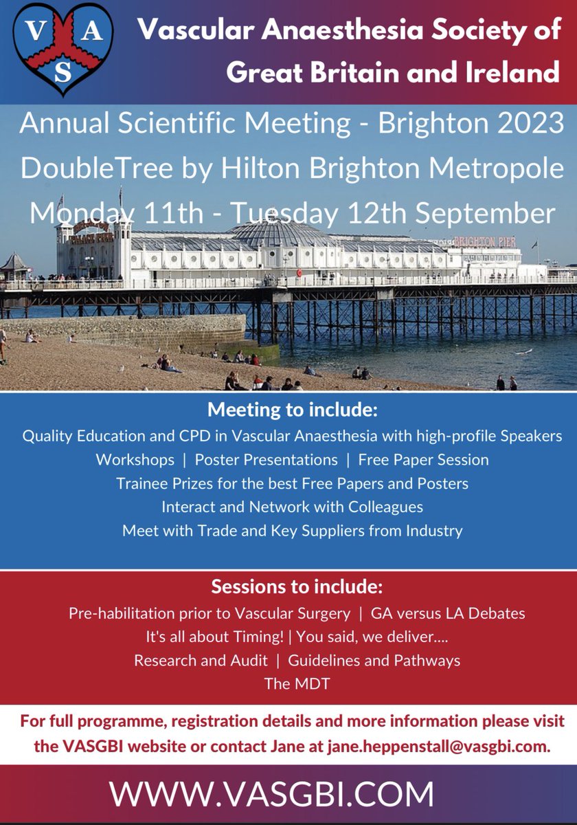 Still time to register for our ASM in Brighton 11-12th September. Lots of great talks and perhaps a quick dip in the sea!