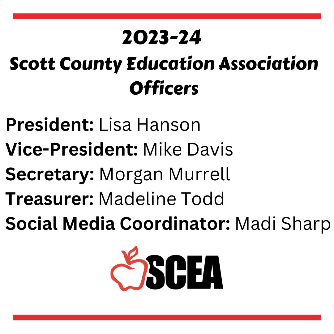 SCEA (Scott County Education Association) tweet media