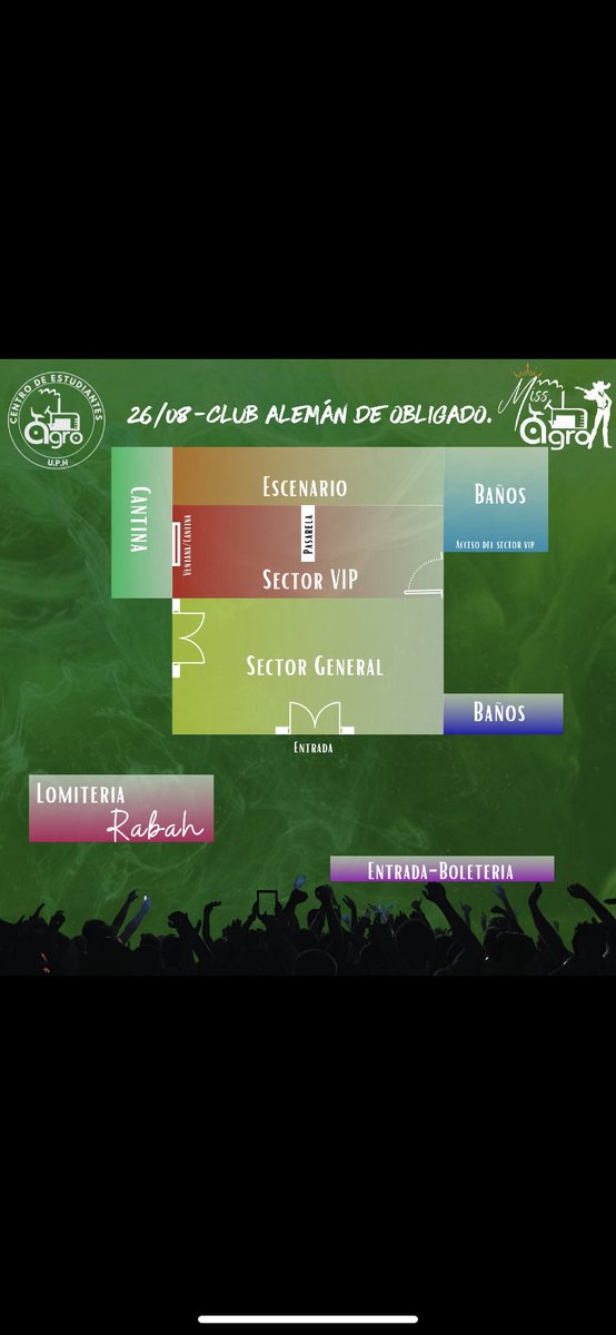 Sector VIP!💚👑

Queremos ofrecerles lo mejor para este 2023 🔝

Adquiri tus combos y entradas del sector VIP  📲 0971 568077 o 0986 314797

Acordate que son cupos limitados⚠️

Nos vemos🔜🎨🚜👑💚