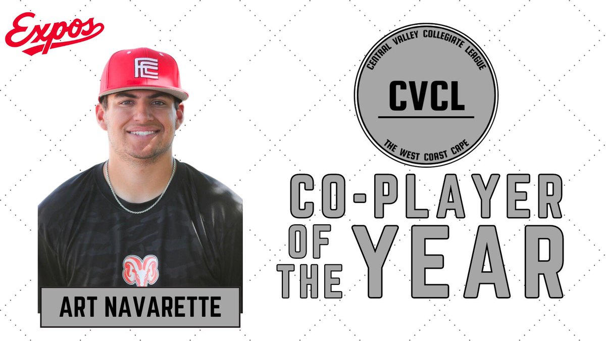 Central Valley Baseball News 101 (@cvclbaseball) on Twitter photo 2023 <a href="/cvclbaseball/">Central Valley Baseball News 101</a> Co-Player of the Year <a href="/ArtNavarette/">Art Navarette</a> <a href="/FCCRAMSBASEBALL/">Rams Baseball</a>
.413 AVG 4 2B 2 3B 2 HR 24 RBI .717 SLG 1.234 OPS 2023 <a href="/cvclbaseball/">Central Valley Baseball News 101</a> Co-Player of the Year <a href="/ArtNavarette/">Art Navarette</a> <a href="/FCCRAMSBASEBALL/">Rams Baseball</a>
.413 AVG 4 2B 2 3B 2 HR 24 RBI .717 SLG 1.234 OPS