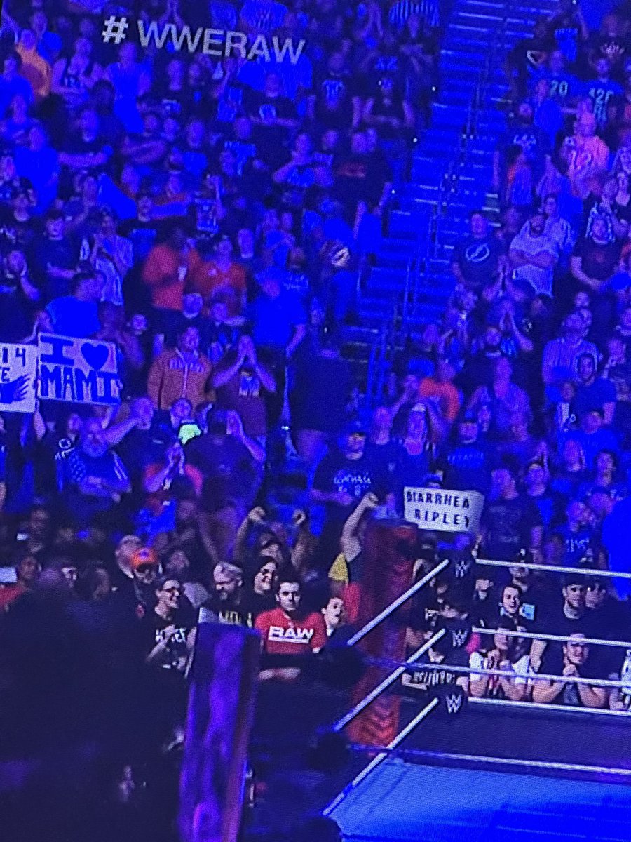 This is a funny sign, #WWERaw