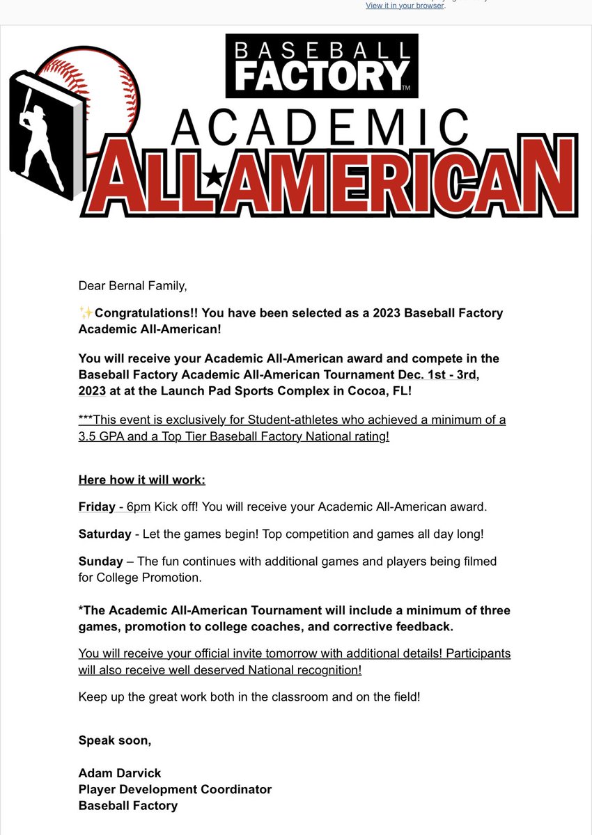 donovan_b14's tweet photo. Thank you @BaseballFactory for the Academic All-American @boston_mcintire @stixwestbsbl @MattKimbrow https://t.co/Y4BY2x67e6