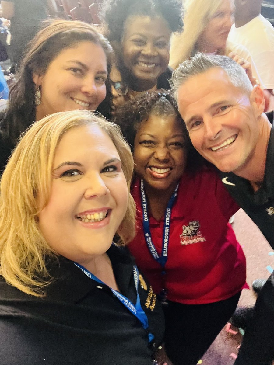 PrincipalGadson's tweet photo. The RETURN of our annual Joint Principals Meeting was high energy and filled with a lot of heart! We are excited and inspired by Superintendent Ayres' message today! We are Hillsborough Strong and ready to serve with excellence! #HillsboroughStrong  @VanAyresHCPS @HCPSLeaders https://t.co/PcMHN5zLXA