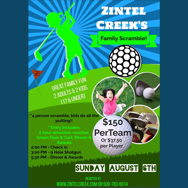 zintelcreekgol1's tweet image. 🏌Mark your calendars:
Sun Aug 6: Family Scramble!
Fri Aug 18:  annual GLOWBALL, followed by live music ft. Groove Principal!
Register: zintelcreekgolfclub.com
or call 509-783-6014
#glowball #zintelcreek #golf #wagolf #kennewick #familyfun #golftournament #golftourney #familygolf