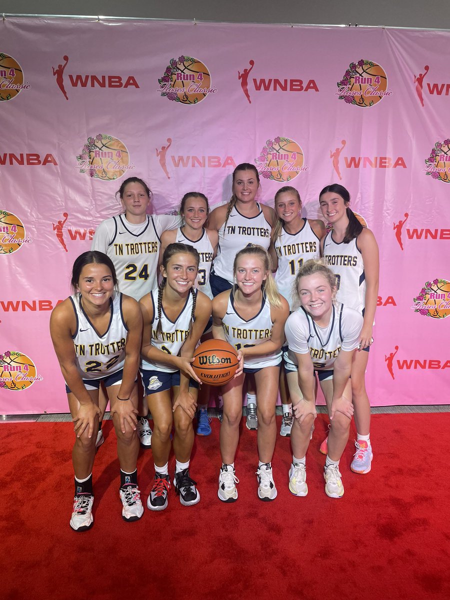 Trotters2024's tweet photo. We played our last game together today. Couldn’t have asked for a better group to coach. Now it’s time to cheer them on for their high school senior season! 💙💛 https://t.co/pGz37eaIGf