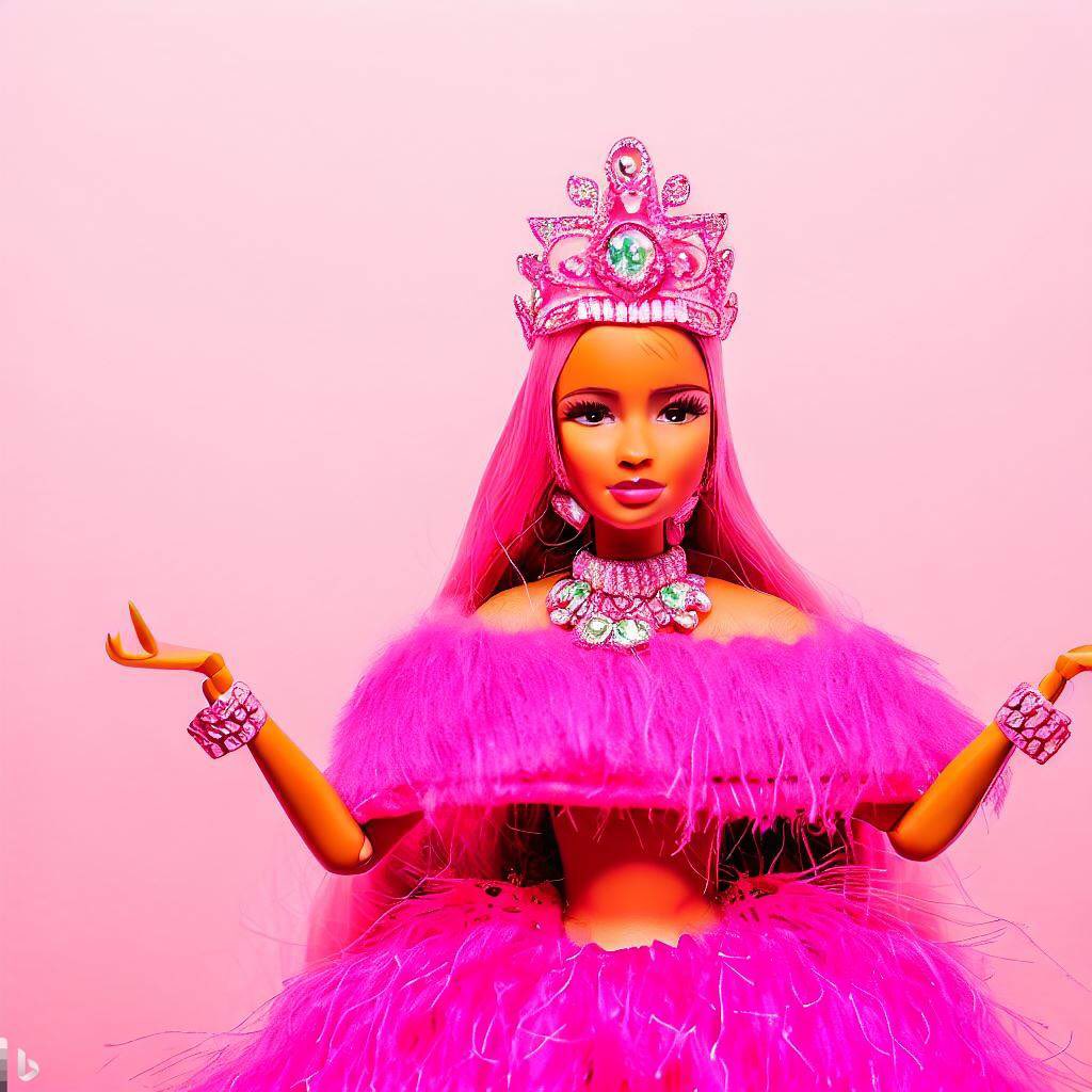 dragondeonix's tweet photo. La versión #Barbie #peruana según la #InteligenciaArtificial #AI https://t.co/ygb64tmruE