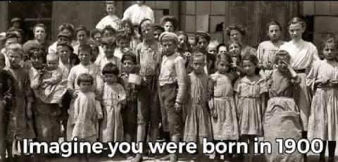 alvinfoo's tweet photo. Imagine being born in 1900.
When you are 14 years old
World War I begins
and ends when you are 18,
with 22 million dead.

Shortly after the world pandemic,
flu called ′′ Spanish ",
killing 50 million people.
You go out alive and free,
and you are 20 years old.

Then at the age of 29 you survive the global economic crisis that started with the collapse of the New York Stock Exchange causing inflation, unemployment and hunger.

Nazis come to power at 33.

You are 39 when world war 2. begins
and it ends when you are 45 during the Holocaust (Shoah), 6 million Jews die.

There will be a total of more than 60 million dead.

When your 52 the Korean war begins.

When you are 64, the Vietnam war begins and ends when you are 75.

A baby born in 1985 believes his grandparents have no idea how hard life is,
and survived several wars and disasters.

A boy born in 1995 and 25 today believes that the end of the world when his Amazon package takes more than three days to arrive or if he doesn't exceed 15 likes for his posted photo on Facebook or Instagram...

In 2020., many of us live in comfort, have access to various sources of entertainment at home and often have more than needed.

But people complain.

They have electricity, phone, food, hot water and a roof over their heads.

None of this existed.

But humanity survived much more serious circumstances and never lost the joy of life.

Maybe it's time to be less selfish, stop whining and crying and be positive.
