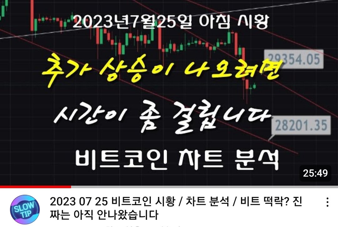 slowtip8942's tweet photo. "추가상승이 나오려면 시간이 좀 걸립니다"
.
https://t.co/sCCCqniEba
.
#비트코인 #bitcoin #차트분석 #시황 #슬로우팁 #slowtip https://t.co/hNwedSWopY