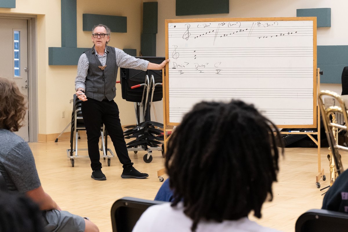 J.C. Heard JazzWeek@Wayne is off to a great start. Today, 35 young players had a second-line workshop with Shannon Powell, master class with DJF president Chris Collins and more. Tuesday they'll have another master class, this one with NEA Jazz Master Louis Hayes. #jazz #detroit https://t.co/E3OuPemzxF