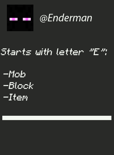 Enderman tweet media