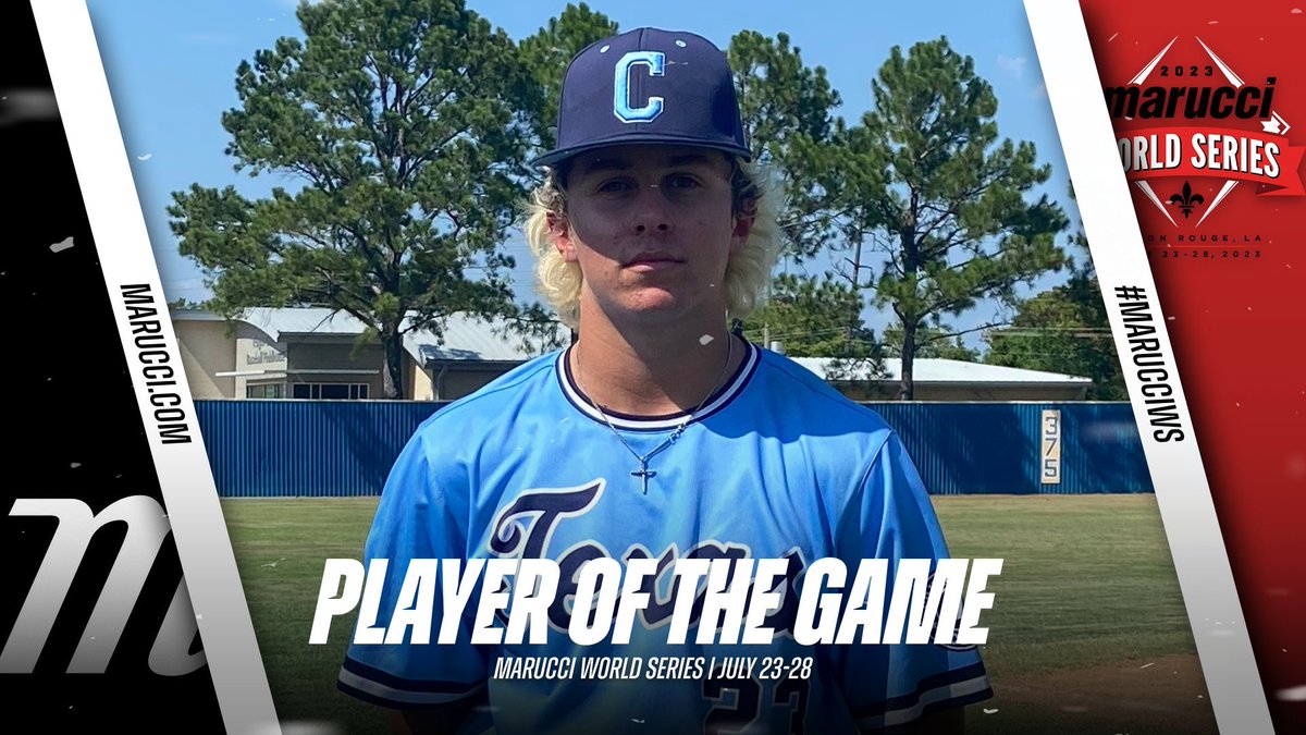 2D Sports Player of the Game (@2dsportspog) on Twitter photo ⭐️ PLAYER OF THE GAME ⭐️
Weston Reynolds: 7IP, 5H, 6K, 5RBI’s
Summer Team: <a href="/TexasCannonsBB/">Texas Cannons</a> 2025
<a href="/2DsportsLA/">2D Sports Louisiana</a>
@maruccisports
#MarucciWS ⭐️ PLAYER OF THE GAME ⭐️
Weston Reynolds: 7IP, 5H, 6K, 5RBI’s
Summer Team: <a href="/TexasCannonsBB/">Texas Cannons</a> 2025
<a href="/2DsportsLA/">2D Sports Louisiana</a>
@maruccisports
#MarucciWS