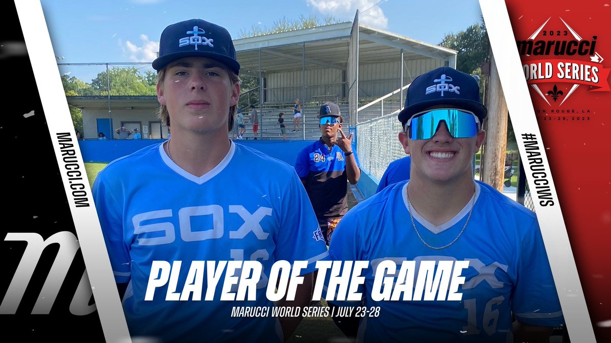2DsportsbsbPOG's tweet photo. ⭐️ PLAYER OF THE GAME ⭐️

Maddox Merrill: 3IP, 4K
Braden Hudson: 2-3, 2B, 1B

Summer Team: @eastcoastbball 2025 Select

@2DsportsLA
@maruccisports
#MarucciWS https://t.co/gmxbwj7VUr
