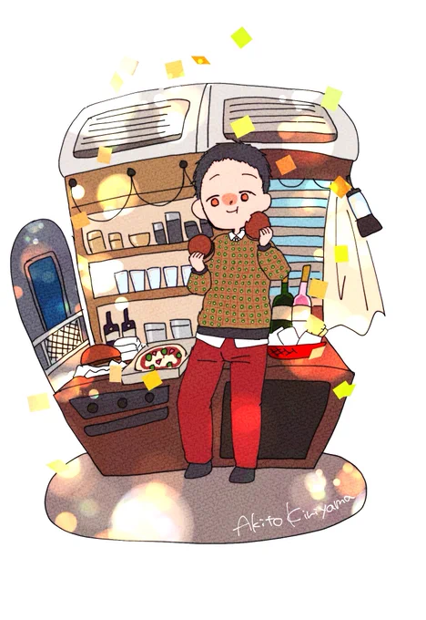 これはアイドルのFAなんだけどこんな感じので描きますのサンプル。似顔絵は描かないので許して。 