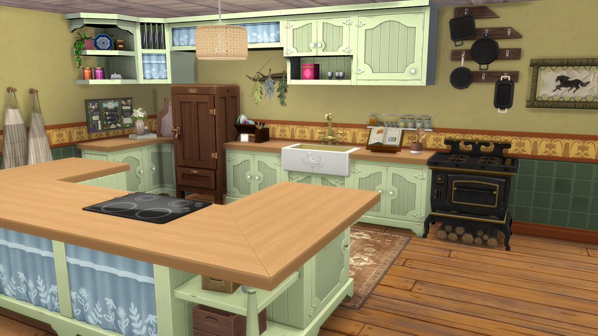 MossRoze's tweet photo. I am having so much fun with the sims 4 horse ranch… and by that I mean decorating a shell for the perfect ranching family 😂 https://t.co/ynr1fRgCY6