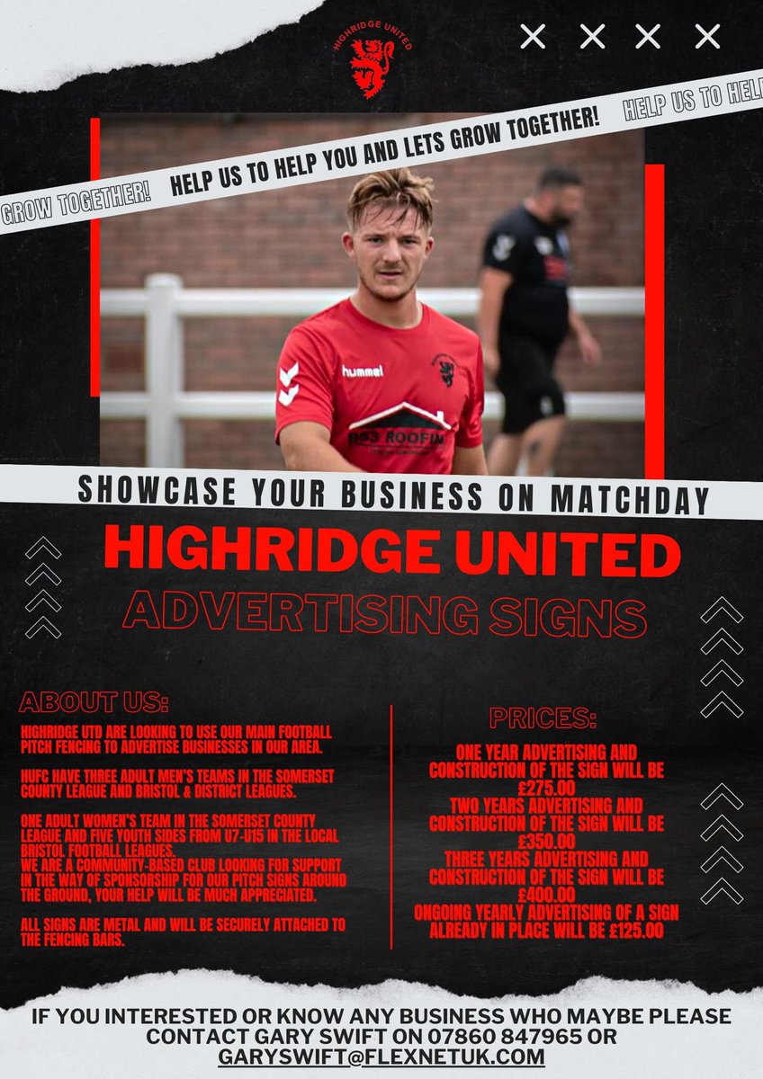 Highridgefc's tweet photo. https://t.co/ZW6guAH0Vd