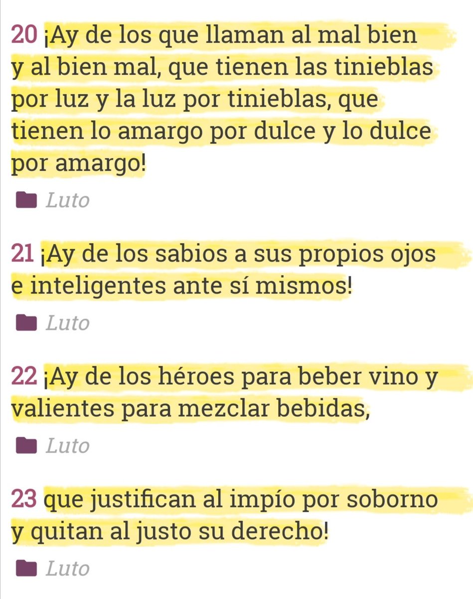 RocaAlfil's tweet photo. Bendecido lunes hermanas y hermanos en Cristo Jesús 
Isaias 5:20 al 23 https://t.co/jlpGGFVSAI