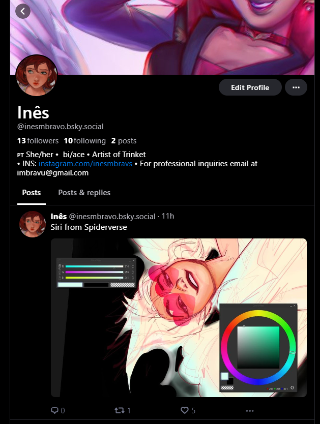 Might be posting here and on instagram from here on out. 
Can't be on threads because I'm EU. 
Feel free to send me your handles for sky though.