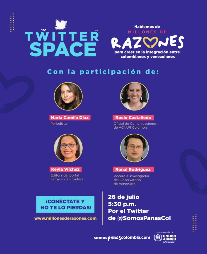 Prográmate este miércoles 26 de julio para unirte a un espacio dedicado a la integración y a las razones para creer en ella, y en el que contaremos con invitados muy especiales. 🤩👌

¡No te pierdas nuestro TW Space!
#MillonesDeRazones

Conéctate aquí 👉x.com/i/spaces/1OwGW…