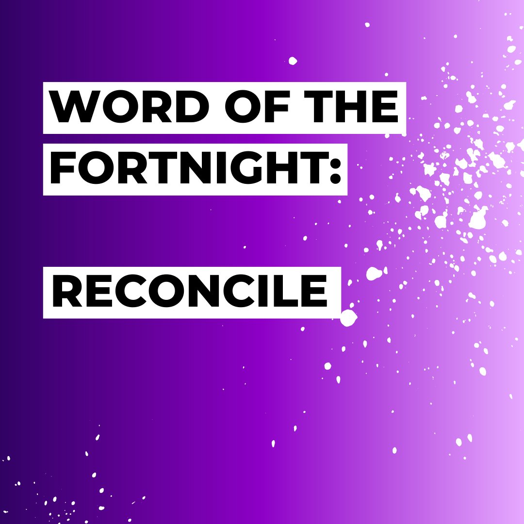 To reconcile is to match items (your bookeeping software against your bank statement for example). This allows you to check for errors in your bookkeeping.

Let us know any words we can tackle next time for you! 😊

#wordofthefortnight #reconcile #bookkeepingservices