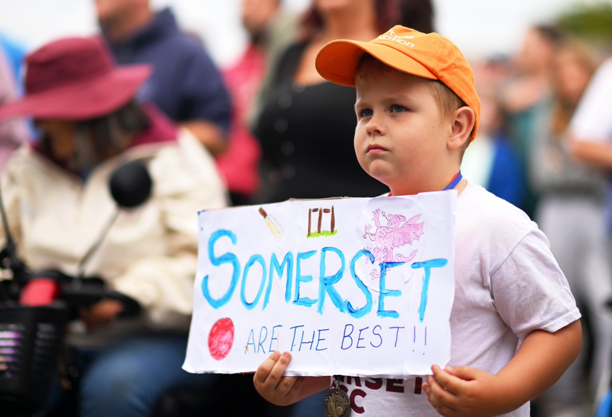 SomersetCCC's tweet photo. Thank you Somerset fans for your amazing support tonight and throughout our 2023 @VitalityBlast campaign! 🏆

#WeAreSomerset 
@ItsTradeNation https://t.co/BLQ9Gsr2uu