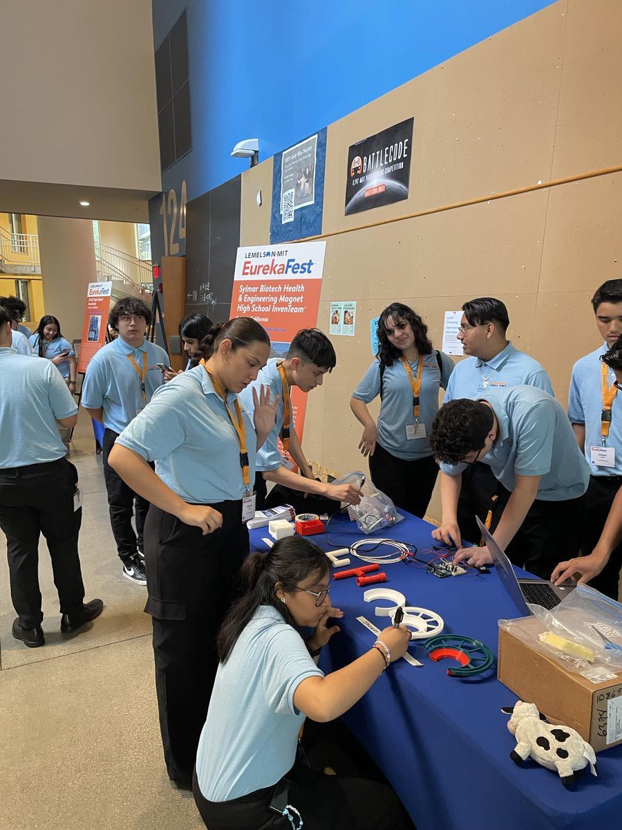 CTE-Linked Learning L.A. (@cte_llearningla) on Twitter photo Sylmar Biotech was one of 10 schools that presented at the <a href="/LemelsonMIT/">Lemelson-MIT Program</a> Eureka Fest. They presented their water-saving idea Smart Shower. As a result, the school received a grant to develop a prototype of their invention along with the hopes of receiving a patent. Sylmar Biotech was one of 10 schools that presented at the <a href="/LemelsonMIT/">Lemelson-MIT Program</a> Eureka Fest. They presented their water-saving idea Smart Shower. As a result, the school received a grant to develop a prototype of their invention along with the hopes of receiving a patent.