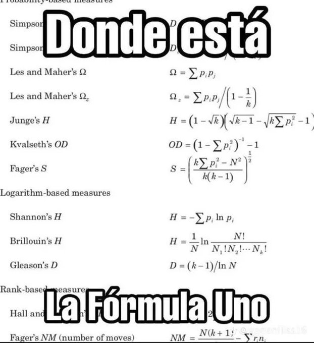 Memakker's tweet photo. donde cojones está la fórmula uno https://t.co/ZfmhOELVk1