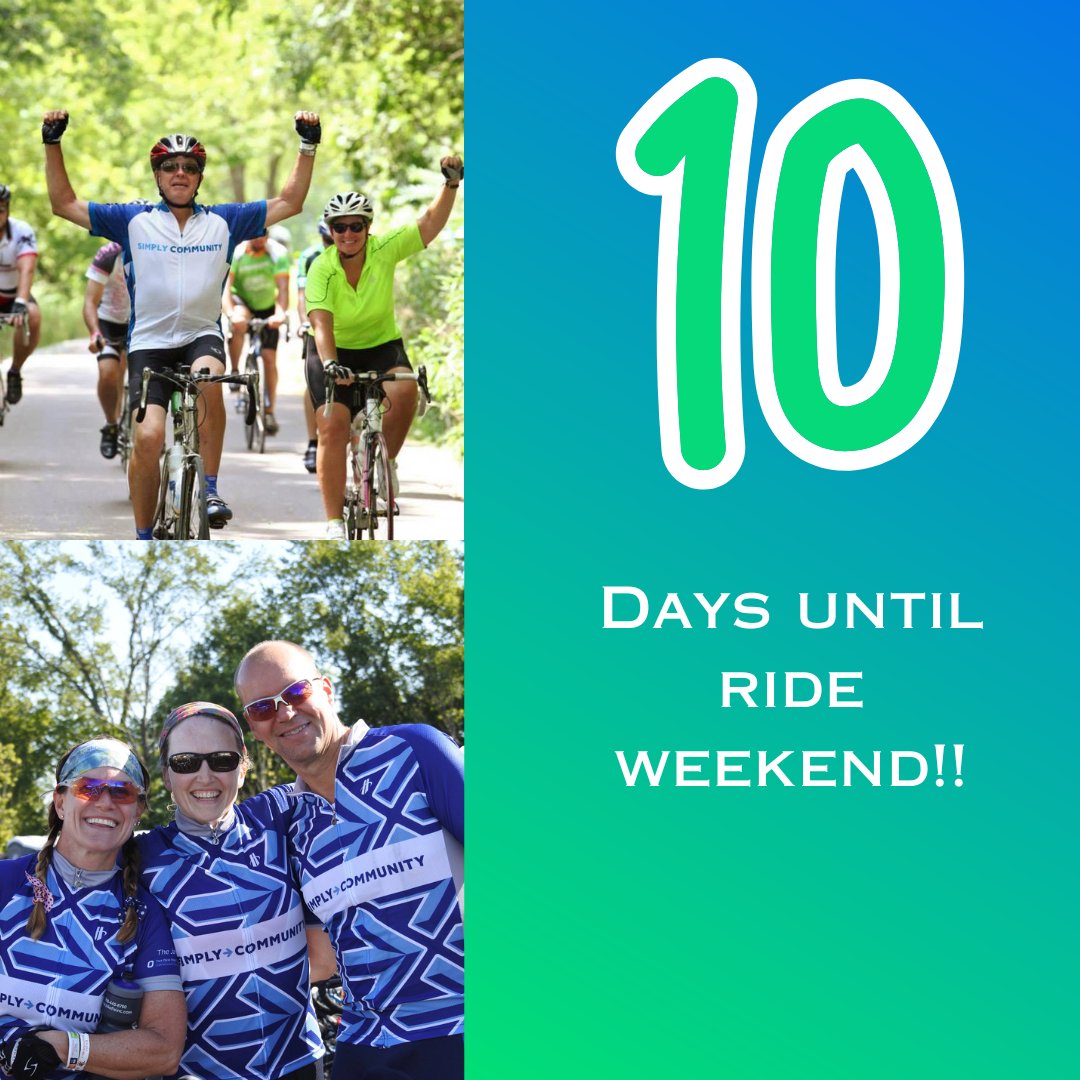 SCpeloton's tweet photo. Only 10 days until ride weekend!! Who else is getting excited?? 🚲🚲 #onegoal #simplycommunity https://t.co/BUxwEWTFWk