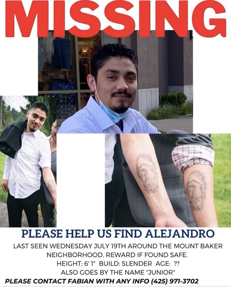 #Seattle we need your help in finding a friend. He goes by Junior and is a bartender at La Josie on #CapitolHill. He’s the sweetest and has been missing since Wednesday. Even a retweet helps!
@SeattleFire @SeattlePD @leddder @chaseburnsy @TheStranger @jaskeimig @timothykeck