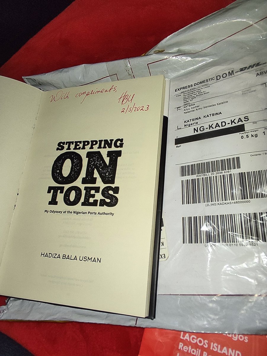 arc_bomai's tweet photo. I received my copy of @SteppingOnToes_ 
Thank you @Dattijo  Best wishes https://t.co/ip6qgUANGp