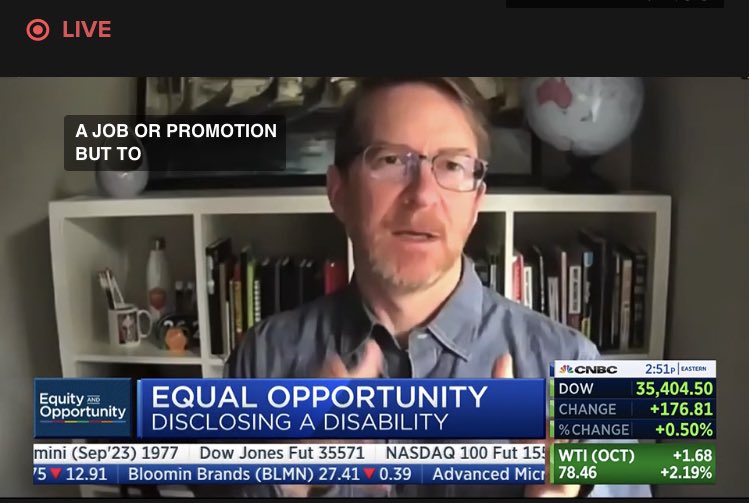 Your friend was on @cnbc today talking about the @CloudNativeFdn Deaf and Hard of Hearing Working Group and encouraging employers to hire deaf & disabled employees.