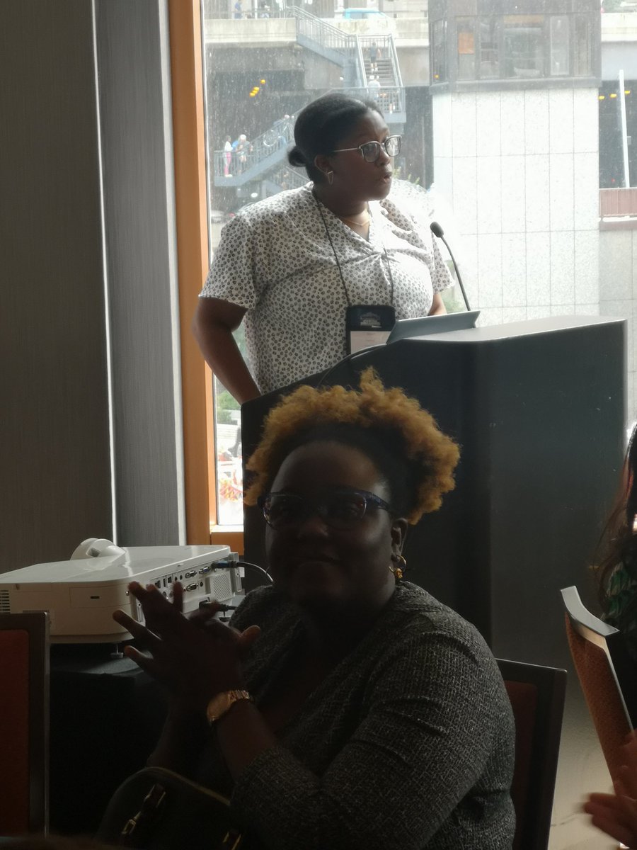 Watching <a href="/AlisonFootman/">Alison Footman, PhD, MPH</a> talk about her journey into STI research as a young investigator. 
Lesson: Be Less Shy
Love this session.
#ISSTDR #stihiv2023