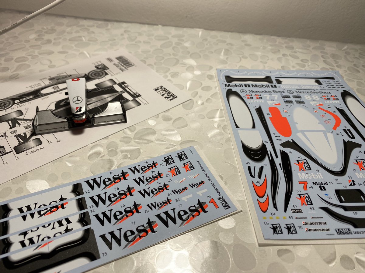 marcobelloni84's tweet photo. Front wing ✅ #McLaren #MP413 #Tamiya #Modelkit https://t.co/GtTskQNCgI