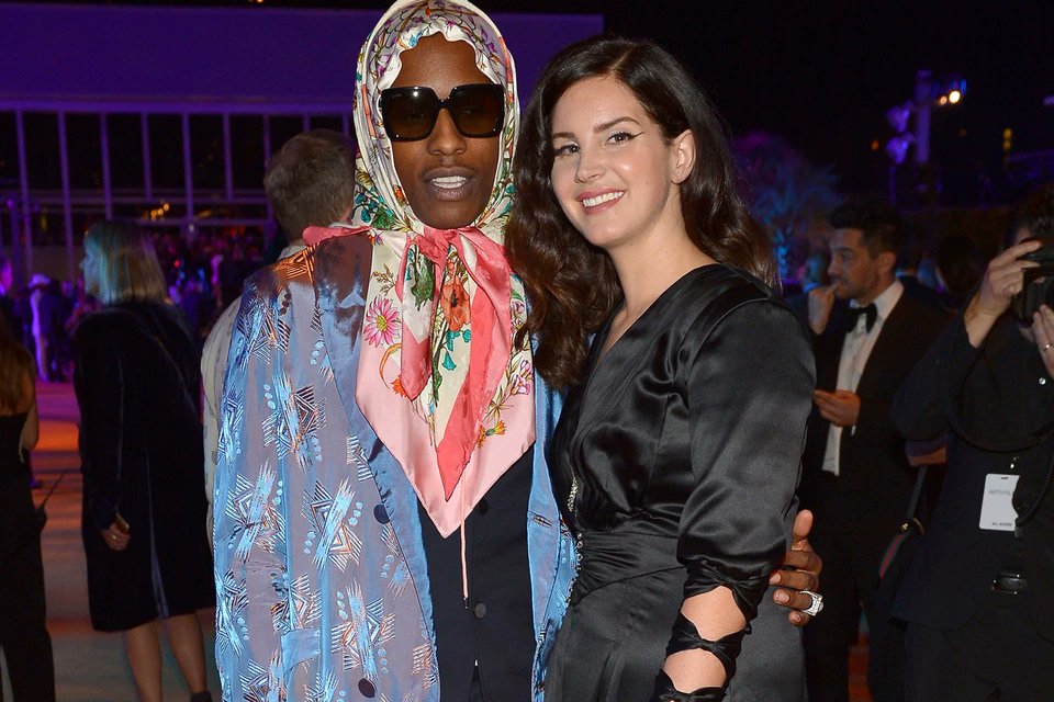 LanadelreyStats's tweet photo. Lana Del Rey and Asap Rocky https://t.co/bknUEwICUC