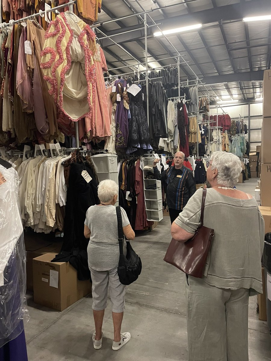 Tour of the costume warehouse following <a href="/sarasotaopera/">Sarasota Opera</a> Fast Pitch ✨🤩
<a href="/ThePattersonFdn/">The Patterson Foundation</a> <a href="/mikeox41/">Michael Oxman</a> <a href="/Larry_JClark/">Larry Clark</a> @AveryCPdL <a href="/ac_philanthropy/">Alexa Carr</a> <a href="/SaraTampa/">Sara Leonard</a> <a href="/michaelpcorley/">Michael Corley</a>