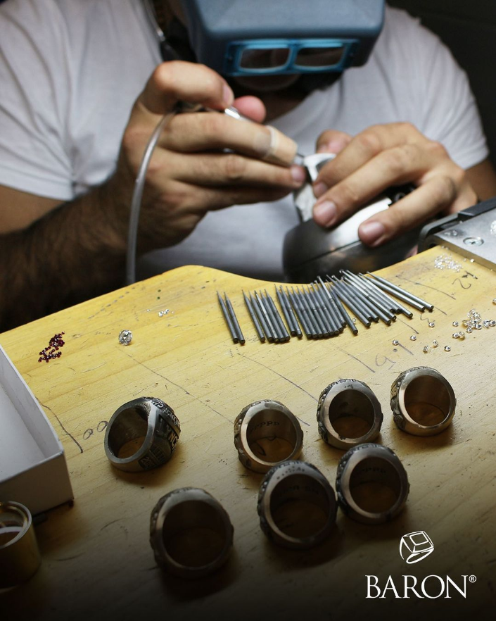BaronRings's tweet photo. Many coaches ask their athletes to respect the process, and we couldn't agree more 💍

#OWNYOURMOMENT #baronrings #baron2023 #baronchampionshiprings #stonesetting #champrings #championshiprings https://t.co/LI84fncgek