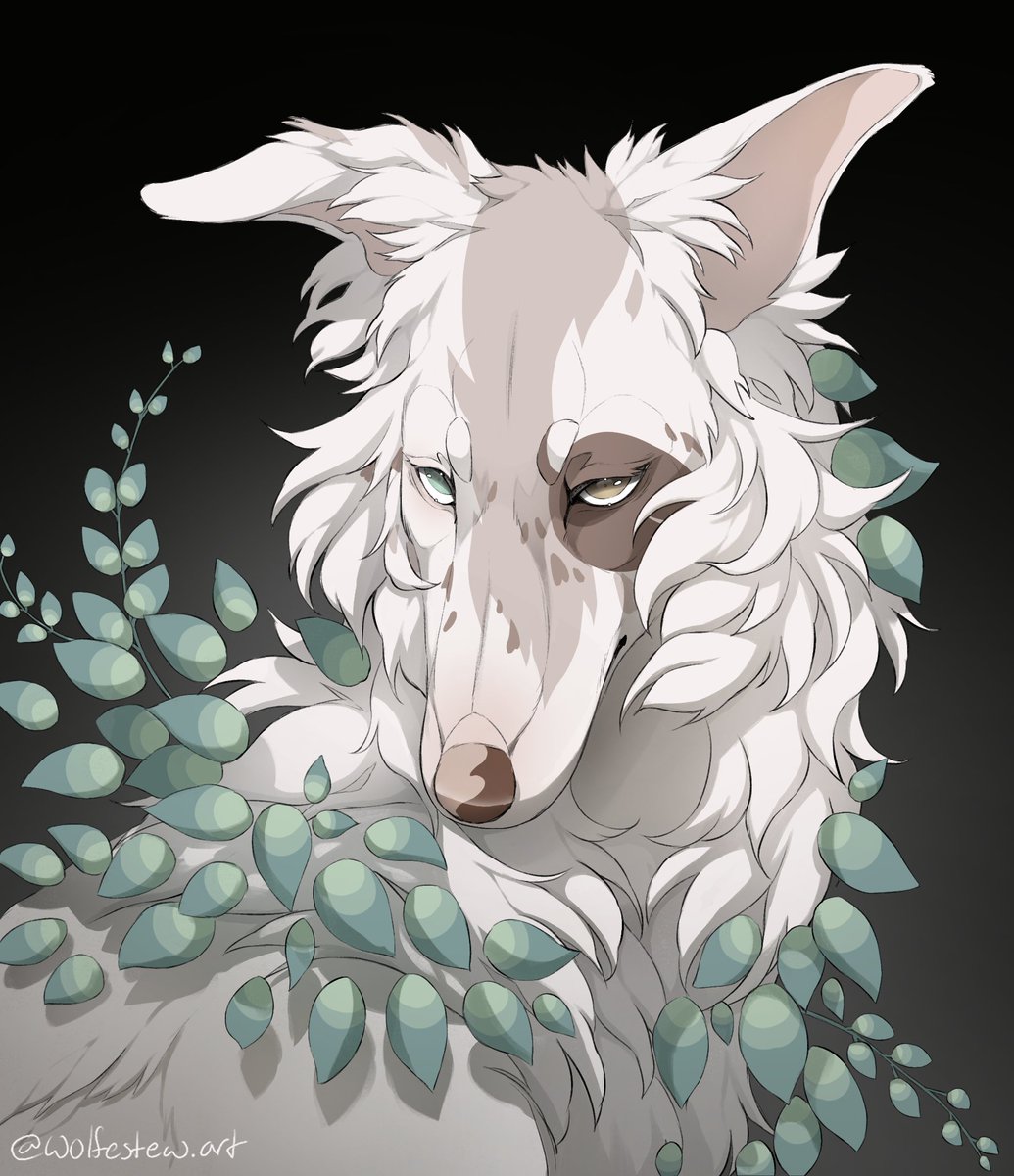 #artfight attack on <a href="/woodelands/">Woodes 🌲</a> ! Wanted to do at least one portrait this year ^^