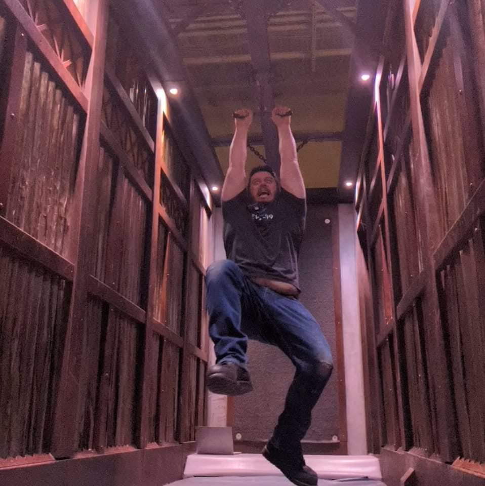 mzsylver's tweet photo. If you can dodge an axe... our latest #podcast features @Dru_Horgan on reality entertainment with @golevel99 and more! #level99 #escaperooms

https://t.co/hnycqleH9s https://t.co/ws4wn5yNpH