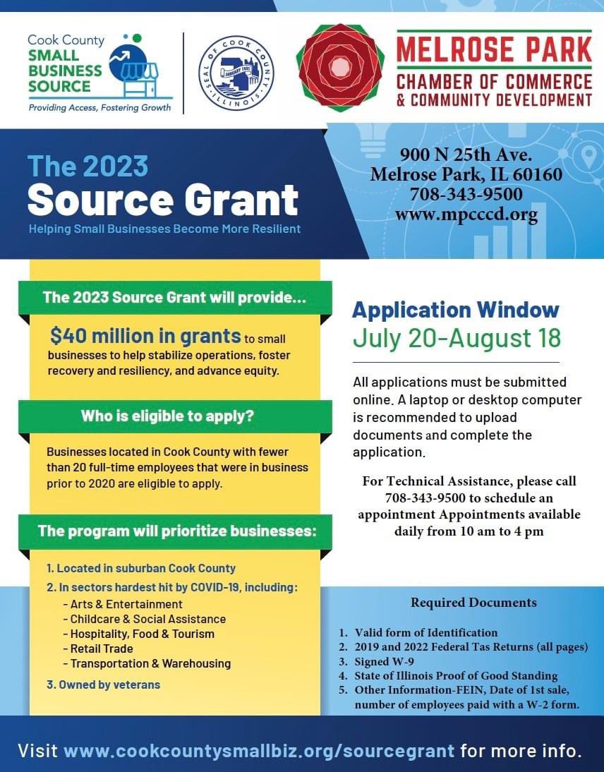 Melrose Park Chamber of Commerce & Community Dev tweet media