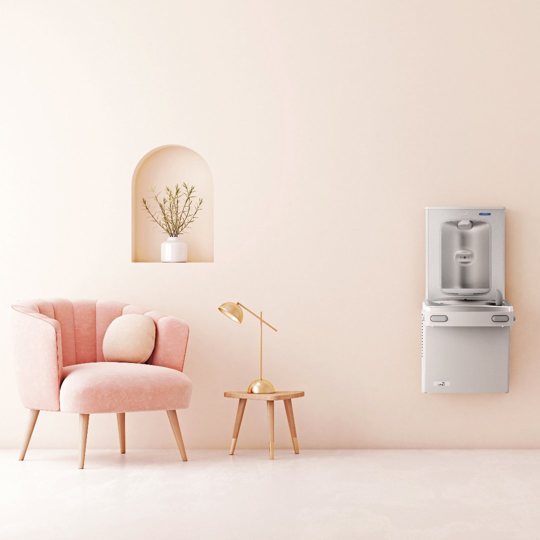 OASISIntl's tweet image. We think this is a hydration station that Barbie would approve of!💗

The OASIS stainless steel alcove on bottle filling stations can dress up any space while providing filtered, chilled water on demand with model PG8FEBF.

#ReduceReuseRefill #DrinkWater #BarbieVibes #WeKnowWater