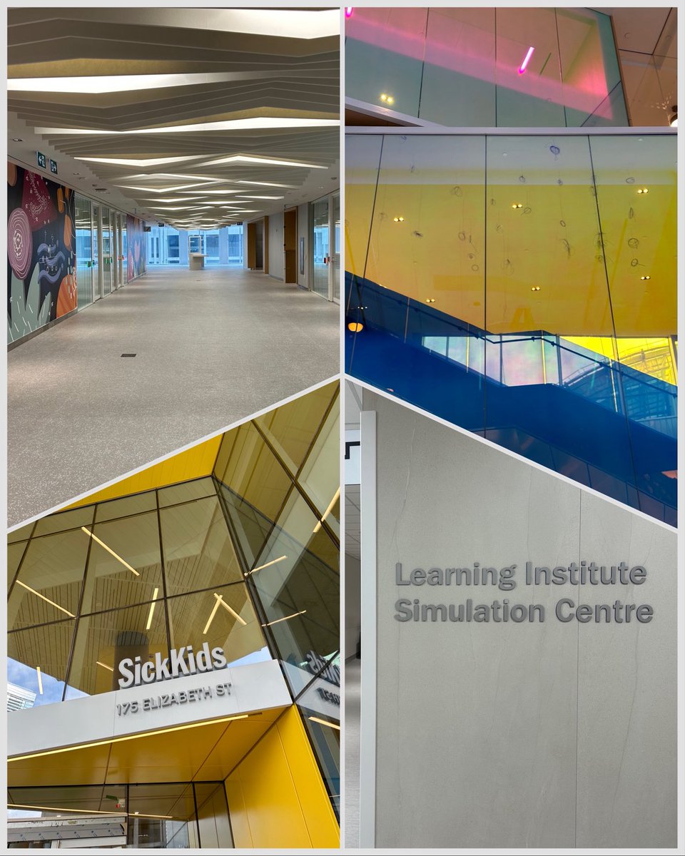 Had a sneak peek at our almost-complete simulation centre and learning spaces - will be world-class space to match our world-class people! ⁦@SickKidsNews⁩ ⁦@sickkids⁩ #simulation #SimKIDS