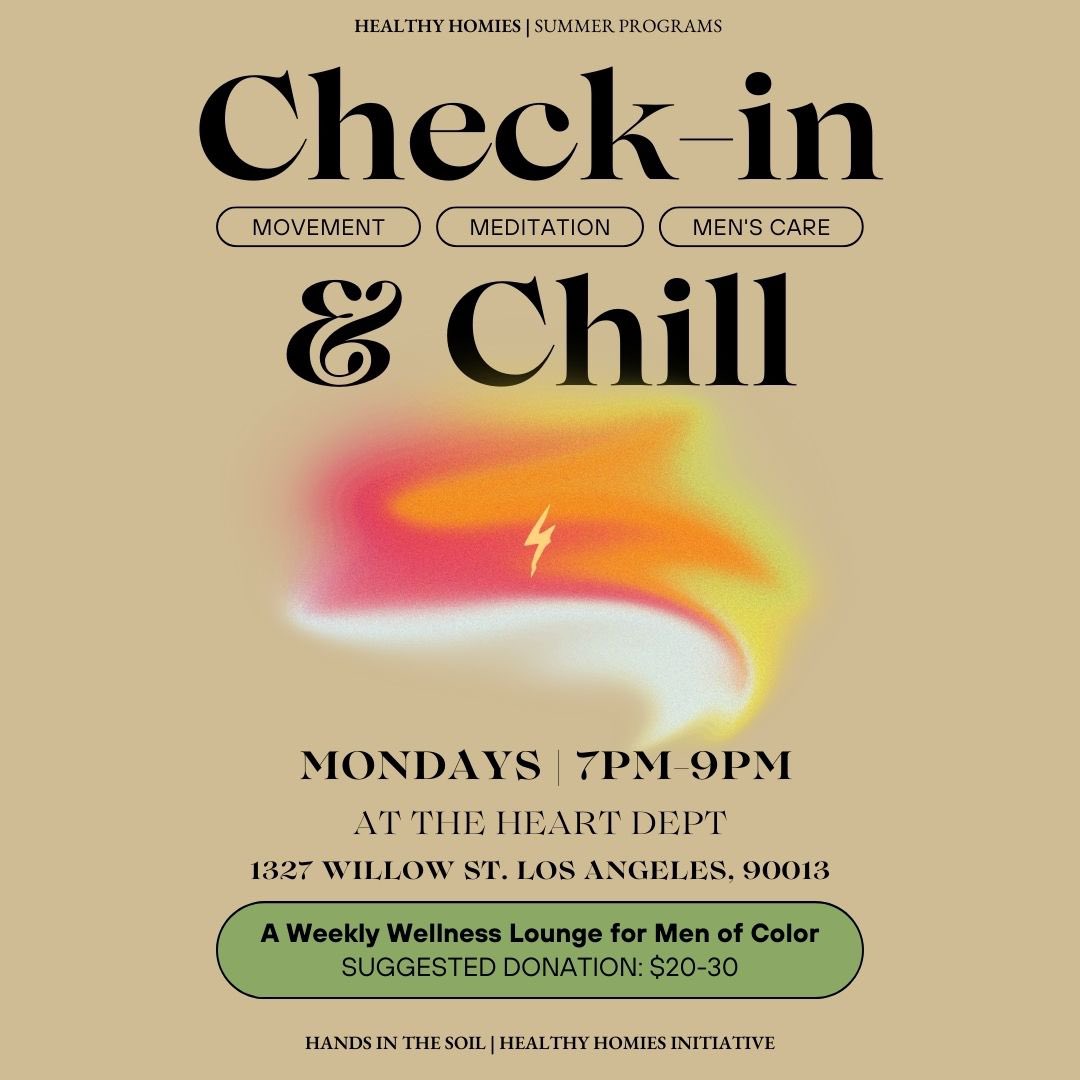 #HH #HEALTHYHOMIES 

MEN OF COLOR.  TONIGHT IN LA ARTS DISTRICT. SLIDE!