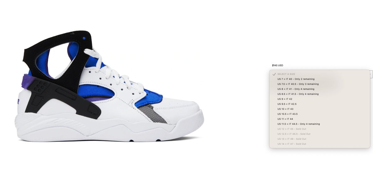 Ad: Dropped via SSENSE
Nike Air Flight Huarache 'OG'
=> https://t.co/CBW3B4Vsqc https://t.co/0tQbaeugjY