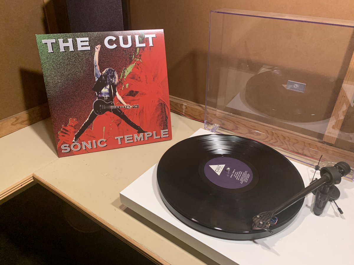 Starting today’s jams with this classic! #TheCult #SonicTemple