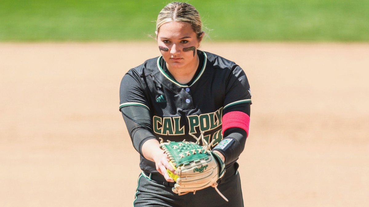 The Big West (@bigwestsports) on Twitter photo 𝘾𝙖𝙡 𝙋𝙤𝙡𝙮 | Mar. 18, 2023
Ally Robbins gets her first victory in a complete game shutout for <a href="/CalPolySoftball/">Cal Poly Softball</a>!
#RideHigh x #OnlyTheBold 🥎 𝘾𝙖𝙡 𝙋𝙤𝙡𝙮 | Mar. 18, 2023
Ally Robbins gets her first victory in a complete game shutout for <a href="/CalPolySoftball/">Cal Poly Softball</a>!
#RideHigh x #OnlyTheBold 🥎