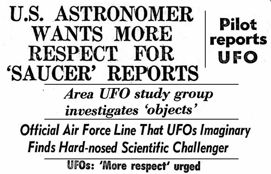 JohnELTenney's tweet image. These were some of headlines from July but 50 years ago. 

Keep that in mind if you see anything about the UFO hearings this week.

Saucers are circular, events are cyclical.
#UFO #UFOs #UAP #uaphearing #ufohearings #flyingsaucers #DiscLosers