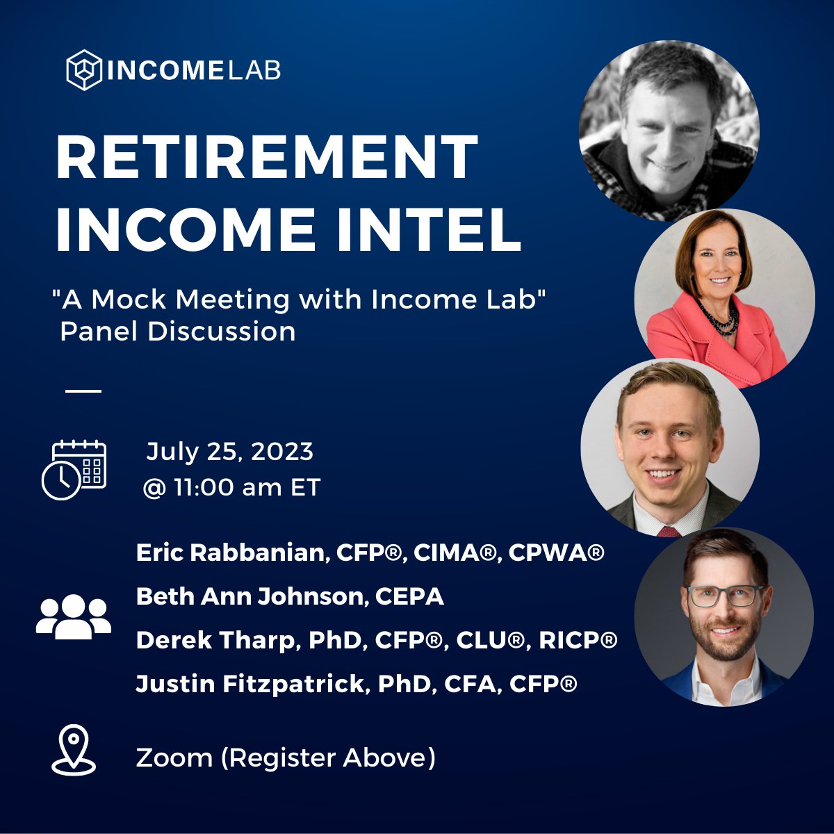 WeAreIncomeLab's tweet photo. Last day to register! 📣 Hear from our #advisor panel how they are addressing common client concerns and growing their business with Income Lab.
Register Today - - > https://t.co/SS2arV0t6o
#retirementincome #retirementplanning #fintech #financialplanning #finance #advis ... https://t.co/2gN7JASlhH