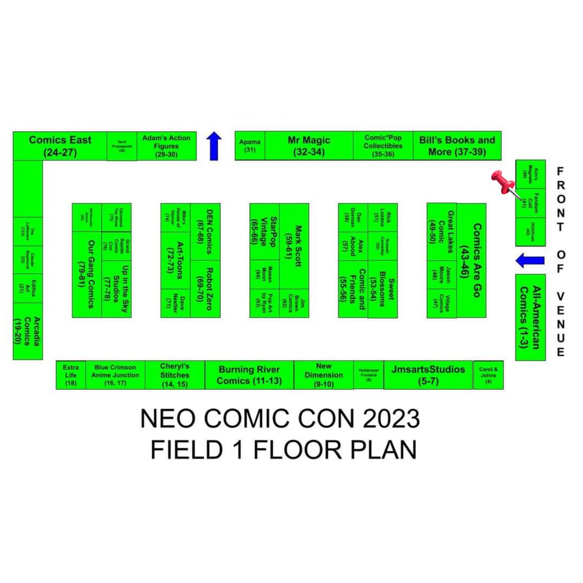 TheFandomColle3's tweet photo. This Sunday, we're setting up at @Neocomiccon. Doors open at 10a and it runs till 4p! Click on the link for more details! You can find us on the floor 1 map. #neocomiccon #fandomcollective #meetups #meetupgroup #comejoinus #neoohio https://t.co/ht6qH2NG8s