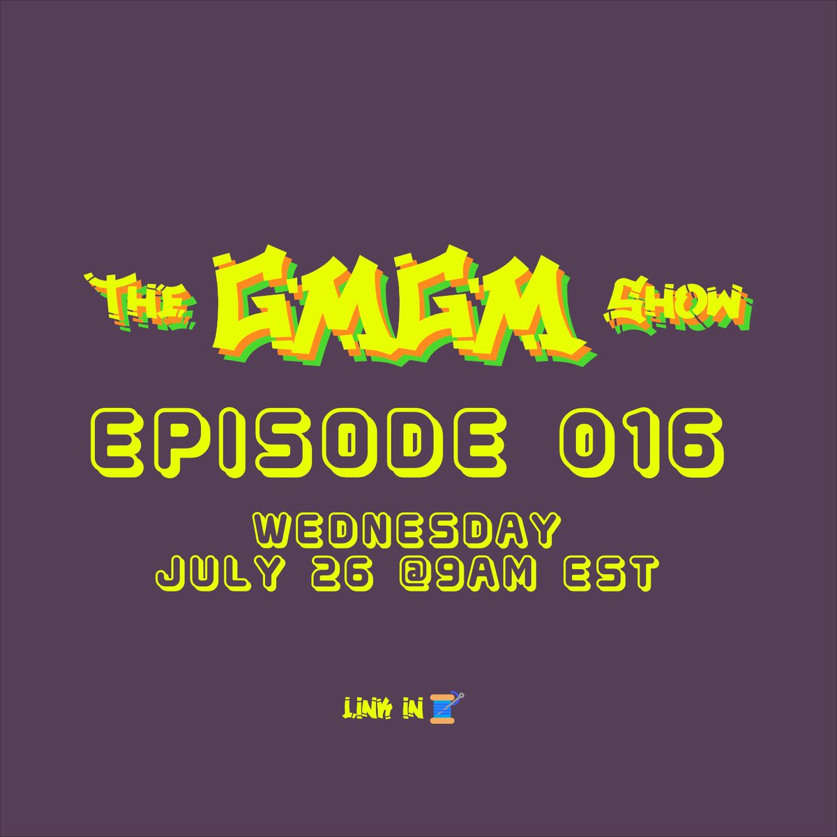 Don't forget to join us.