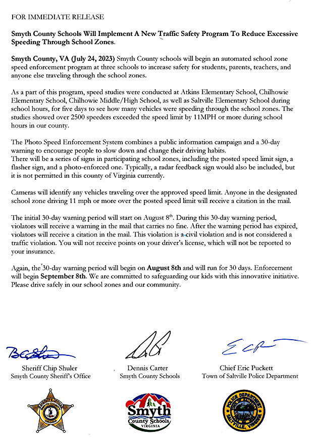 Smyth County Sheriff tweet media