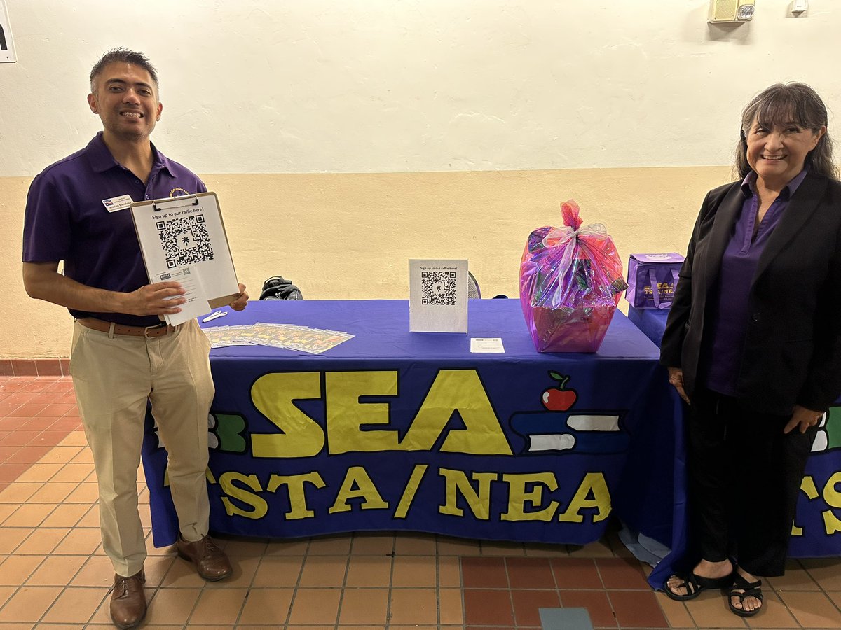 Socorro_SEA's tweet photo. SEA is raffling a basket with gift cards and school supplies! If you haven’t entered our raffle yet, sign up at https://t.co/YTM5kv2ho5 https://t.co/1E9ZMUzqQJ